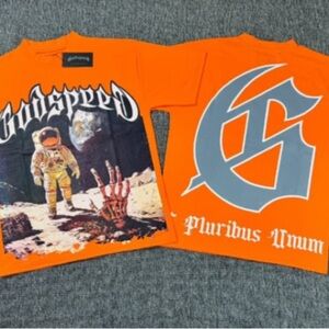 Godspeed Men's Orange Graphic Tee